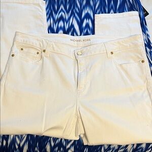 Michael Kors Women's white Skinny Jeans 14